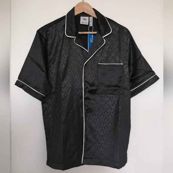 Adidas Graphics Monogram Shirt. Trefoil All Over Print. Black. New With Tags. - Picture 5 of 16